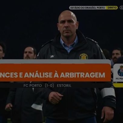 Novas imagens mostram confusão no relvado após FC Porto-Estoril
