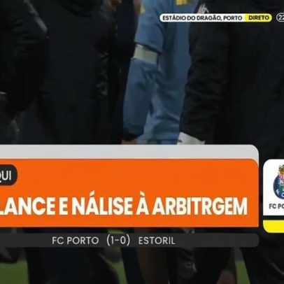 Novas imagens mostram confusão no relvado após o apito final FC Porto-Estoril