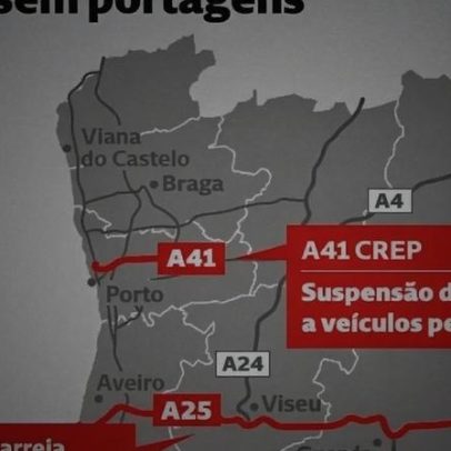 Trechos sem portagens entre Norte e Sul entram em vigor no próximo ano