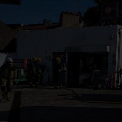 Incêndio em posto de abastecimento na Glória do Ribatejo assusta população