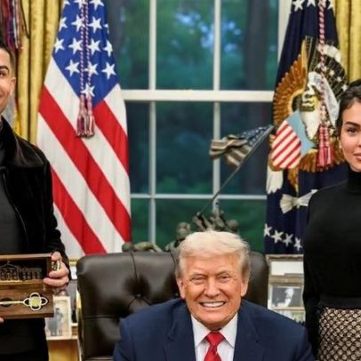 Ronaldo agradece a Trump pela receção na Casa Branca