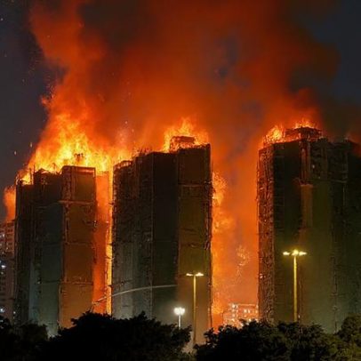 Mortos sobem para 83 após incêndio em Hong Kong