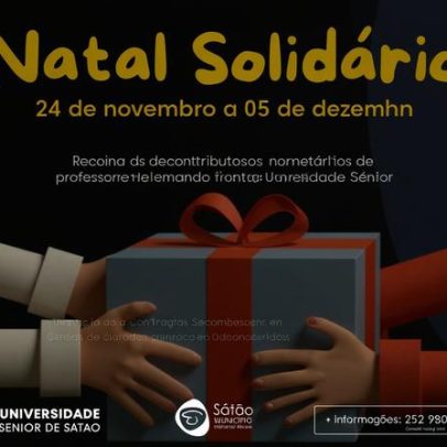 Natal Solidário da Universidade Sénior de Sátão reúne a comunidade