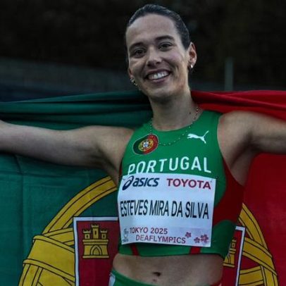 Margarida Silva conquista ouro nos 800 m nos Surdolímpicos