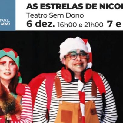 Teatro Sem Dono leva As Estrelas de Nicolau ao Auditório de Pinhal Novo