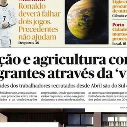 Ronaldo concentra atenções da imprensa nacional nesta terça-feira