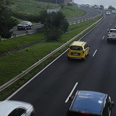 Acidente no nó do Porto Novo provoca atrasos no trânsito