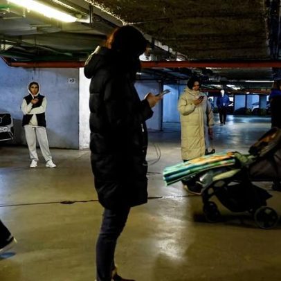 Rússia ataca Kiev com mísseis balísticos e drones, zonas sem água e luz