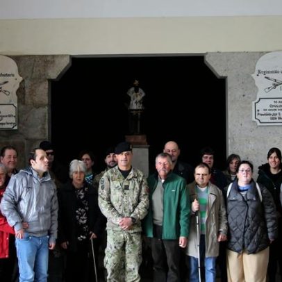 Utentes da ACAPO celebram São Martinho com visita ao Regimento de Infantaria 13