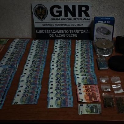 Detido em Sintra em flagrante por tráfico de estupefacientes