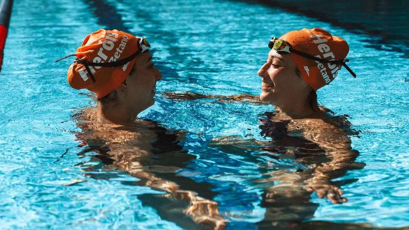 ▲ Anna Carvalho e Inês Dubini representam o Clube Fluvial Portuense Betano