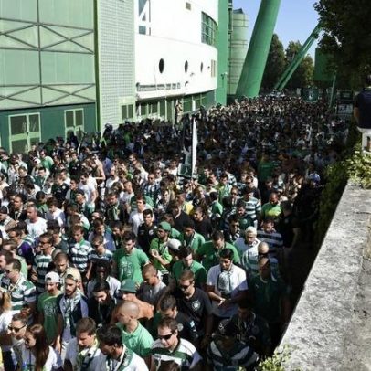 Sporting: 3.500 adeptos a caminho da Luz
