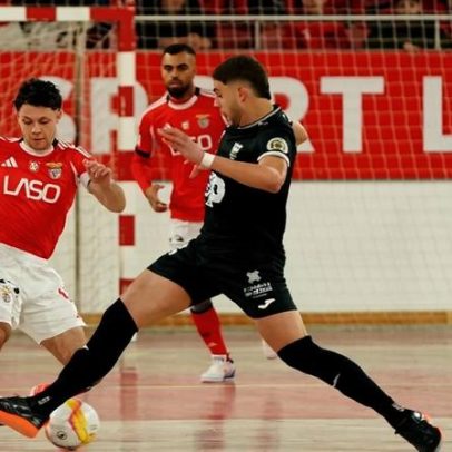 Benfica encerra o ano com goleada sobre Ferreira do Zêzere