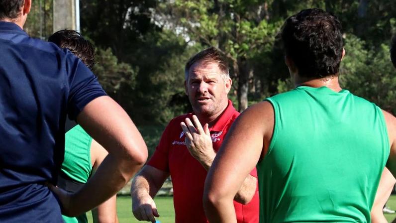Selecionador nacional de rugby, Simon Mannix (Fotografia RuI Morais e Castro)