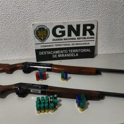 Dois homens detidos por caçar em terrenos proibidos em Vila Flor