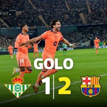 Barcelona dá a volta ao Betis após novo ataque do Tubarão