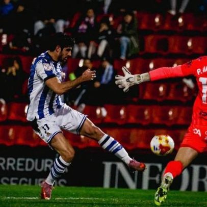 Guedes decisivo no apuramento da Real Sociedad aos oitavos da Taça