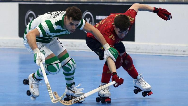 Sporting passa em Riba d'Ave na 8.ª jornada do Campeonato de hóquei em patins (foto FPP)