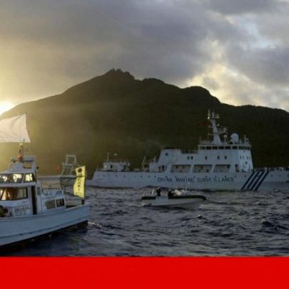 Navios japoneses e chineses em ilhas disputadas agravam crise