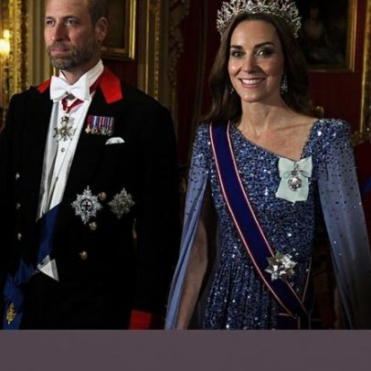 Kate usa tiara com significado especial em banquete com presidente alemão