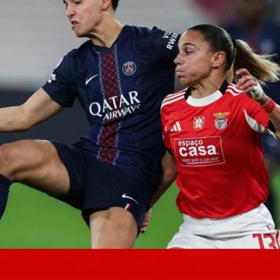 Benfica e PSG empatam na Luz e ficam no fundo da Champions feminina