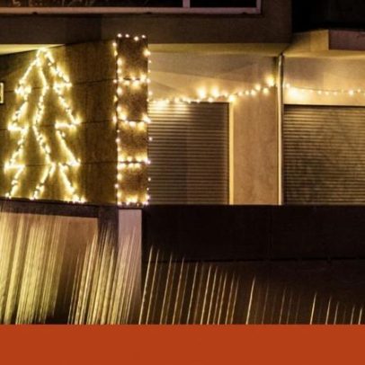 Luzes de Natal como forma de resistência