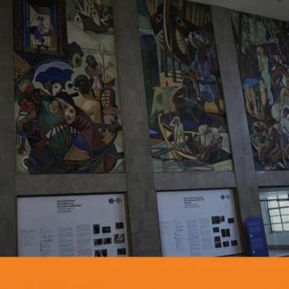 Murais de Almada Negreiros começam a ser restaurados e chegam à Nau Catrineta