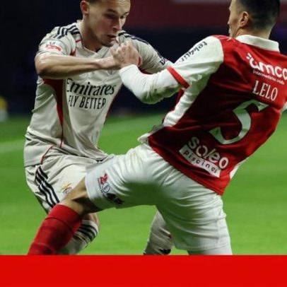 Sp. Braga-Benfica: alguém não gostou, seja no trabalho ou no lazer