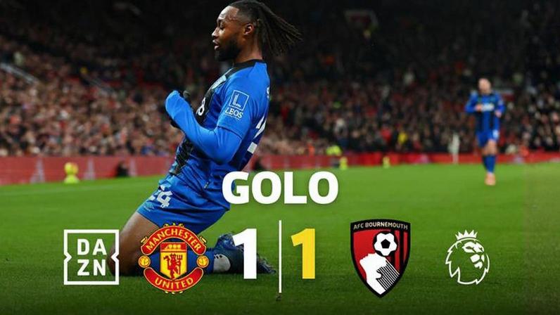 Man. United à frente, falha defensiva permite golo de Semenyo