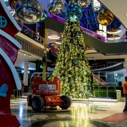 Oito noites para iluminar o NorteShopping com bolas gigantes no Natal