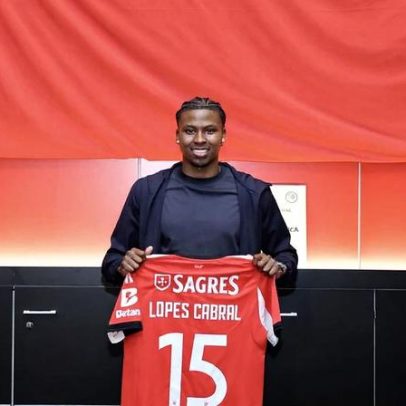 Sidny Cabral escolhe o 15, número de má memória para o Benfica