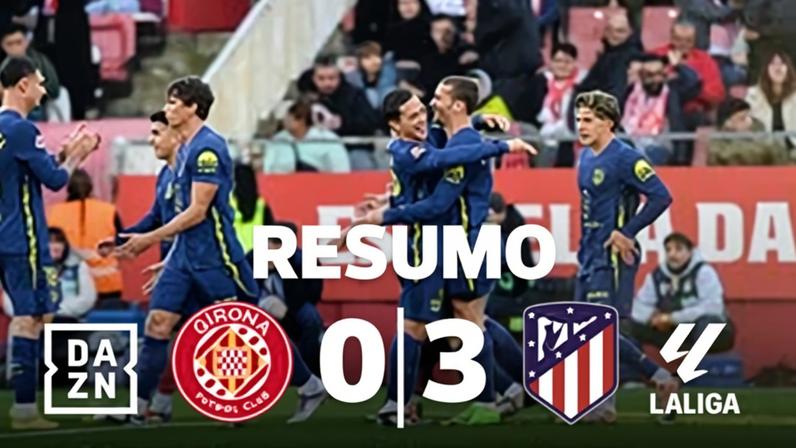 Atlético de Madrid vence com três golos sem resposta