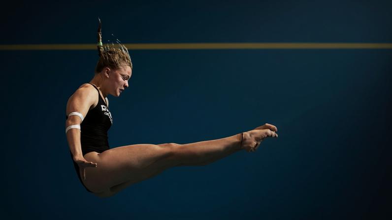 Sofiya Lyskun foi prata em 2022. IMAGO