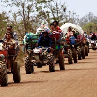 Meio milhão de pessoas deslocadas entre Camboja e Tailândia