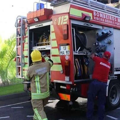 Incêndio na Ribeira Brava acionou bombeiros nesta manhã
