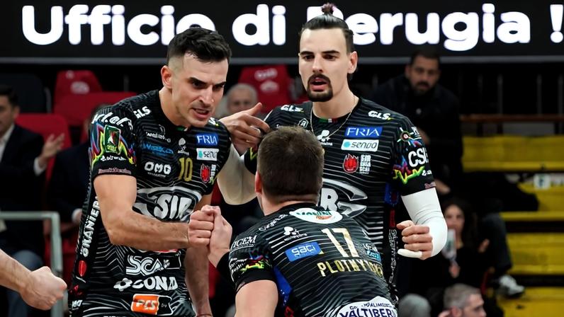 Perugia juntou o título europeu de voleibol ao mundial