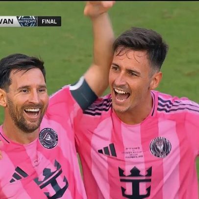 Messi celebra título do Inter Miami como se fosse o primeiro