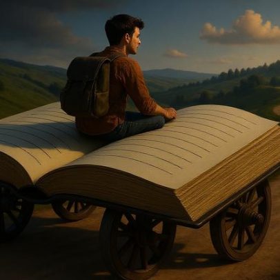 Livro como meio de transporte para o futuro, análise revela