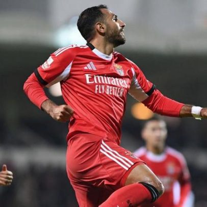 Benfica vence goleada em Moreira de Cónegos com imagens selecionadas