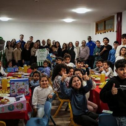 Comitiva do Rio Ave visita Casa da Criança (galeria)