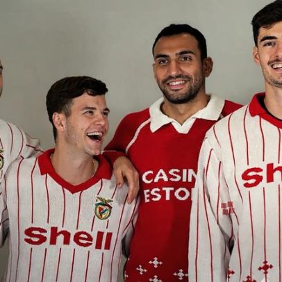 Música de Natal do Benfica reúne figura da equipa principal, lenda e pedido