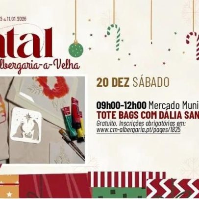 Inscrições abertas para workshop de Tote Bags em Albergaria-a-Velha