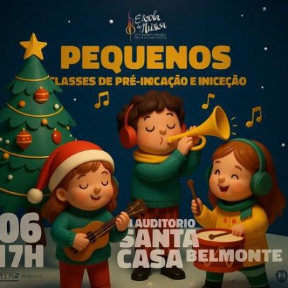 Concerto de Natal na Escola de Música de Belmonte neste sábado