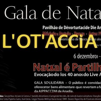 Gala de Natal solidária em Anadia com lotação esgotada