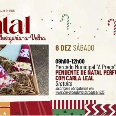 Albergaria-a-Velha promove workshop de Natal no Mercado Municipal