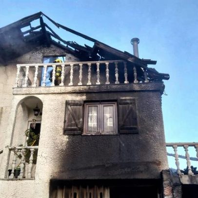 Incêndio em habitação em Mões Castro Daire provoca dois feridos