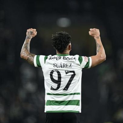 Suárez faz hat-trick e Sporting goleia