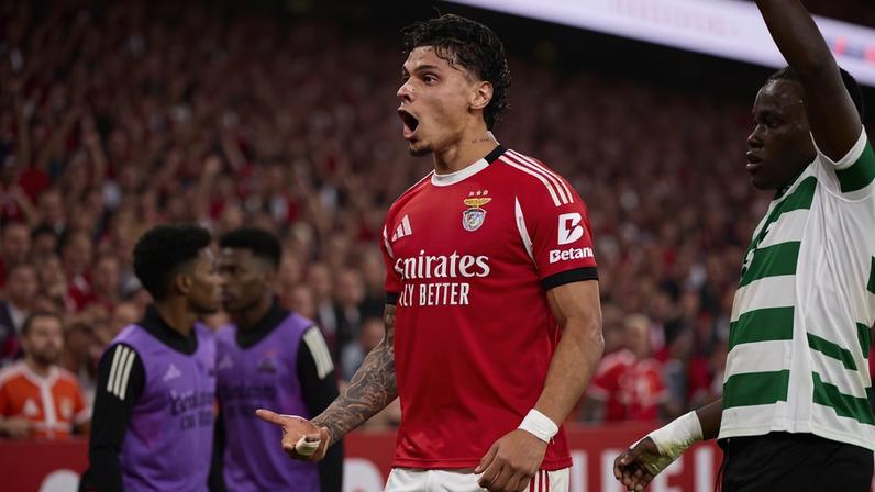Richard Ríos, médio colômbiano do Benfica - Foto: IMAGO