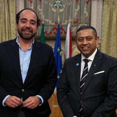 Sheik Aliur Rahman em Santarém para discutir oportunidades de investimento