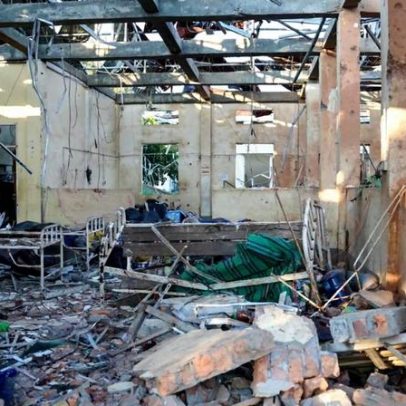 Pelo menos 31 mortos em bombardeamento a hospital em Myanmar